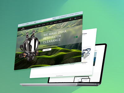RespClear Website branding design desktop logo ui uiux web design website
