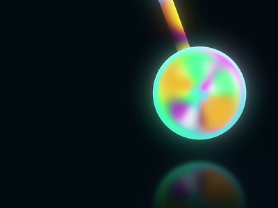 Glowing Pendulum animation motion motion graphics