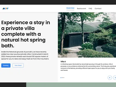 Hotel on the Landing Page. agency apps design freelancer ui design uiux design ux design web designer