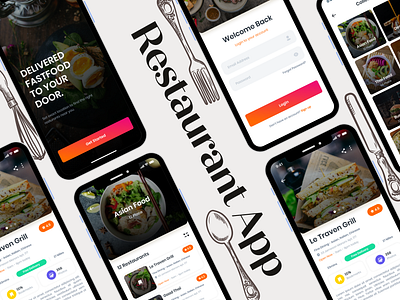 🍽️ Restaurant App 3d animation branding desktop application digital design graphic design logo mobile app motion graphics ui user experience user experience design user interface design visual communication web design