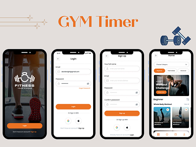 ⏱️ GYM Timer 3d animation branding graphic design logo motion graphics ui user experience design