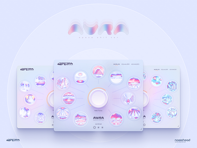 Reverb Audio Plugin - Skeuomorphic Design ableton app audio blur design ethereal glassmorphism gui music pastel plugin teenage engineering ui vst