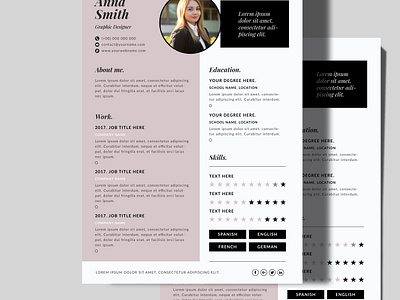 Modern & Professional Resume Design branding cover coverdesigne cv cvtemplate designe graphic design illustration modern moderncv modernresume professionalcv professionalmodern professionalresume proffesional resume resumebundle resumetemplate resumetips template