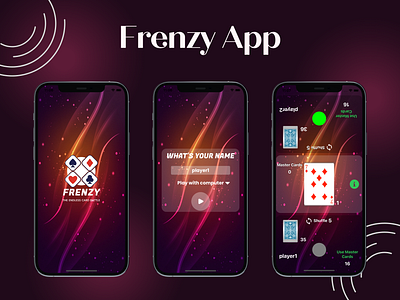 🃏 Frenzy App - Endless Card Battle 3d animation branding card game graphic design logo motion graphics ui ui graphics user interface design visual communication