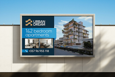 Urban Dream billboard billboard design graphic design logo logo design
