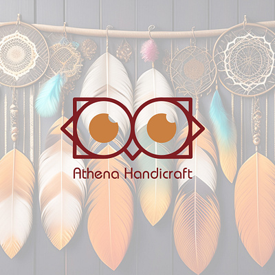 Atena Handicraft Logo Design branding graphic design icon illustration lo logo vector