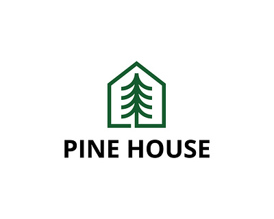 Pine Tree House Logo tree house logo