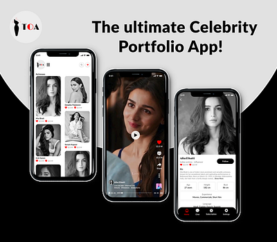 The Official App 3d celebrityportfolio design graphic design illustration logo portfolio reel ui uiux video