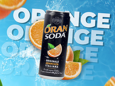 Fanmade Oran Soda Commercial for Instagram advertising branding design graphic design typography