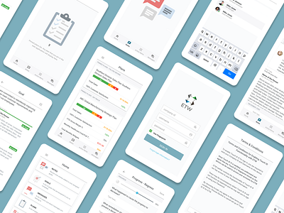 Goal App - Manage OKRs and Objectives product design ui ux