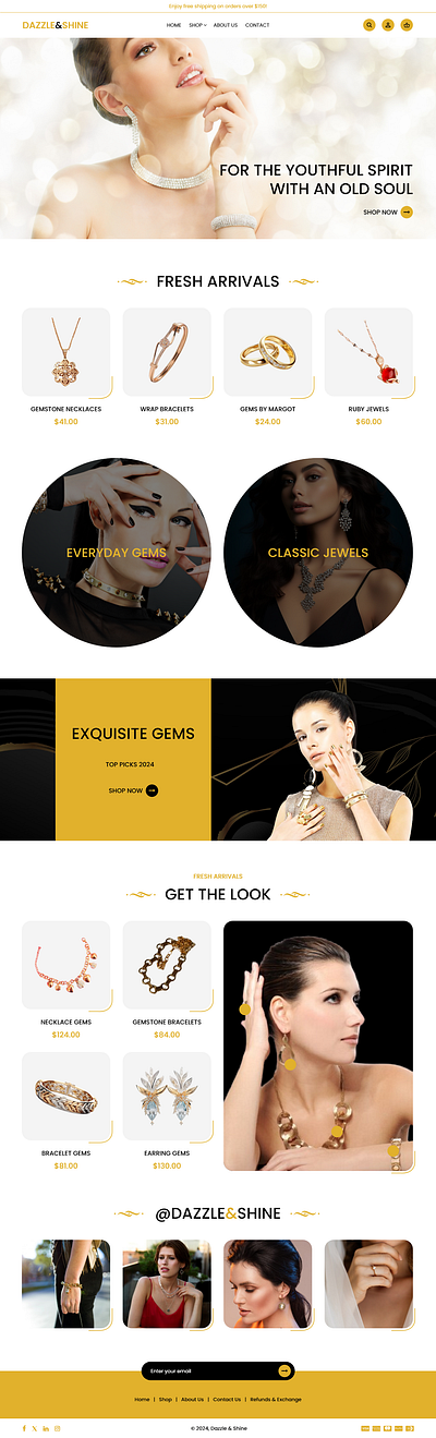 Jewelry Products Website UI Design ecommerce web design ecommerce website ecommerce website design jewelry products website jewelry website design
