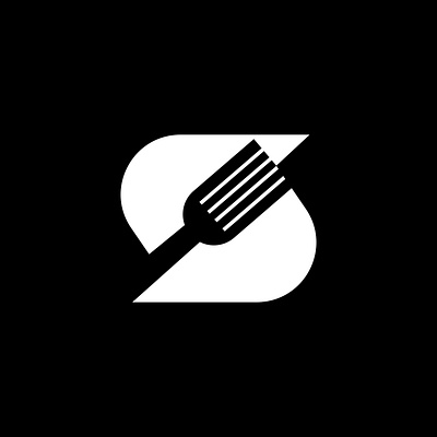 Letter s with spoon branding creative design design icon illustration latter logo letter s with spoon logo logodesign minimal s logo