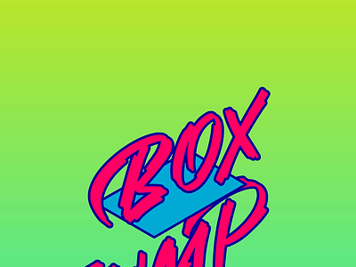 The Box Jump animation box jump crossfit crosstraining fitness illustration lettering mograph motion graphics sports