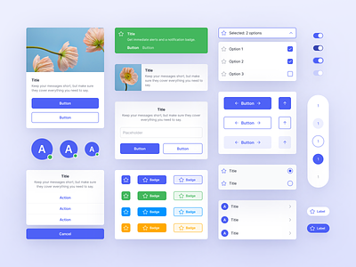 Design System components design design system mobile ui ui kit ux web