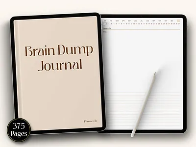 Brain dump journal brain dump journal braindump digital journal digital planner goodnotes journal goodnotes planner ipad journal ipad planner mental health