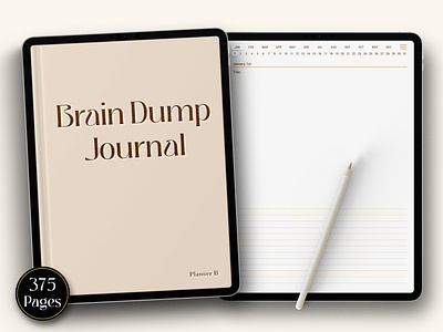 Brain dump journal brain dump journal braindump digital journal digital planner goodnotes journal goodnotes planner ipad journal ipad planner mental health