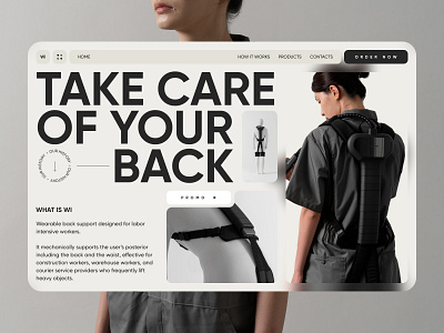 Website Design. WI Company care company design health hero block modern picture technology web website