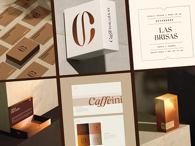 Caffeincation: Elegant and Minimalist Coffee Packaging Design 3d design branding identity coffee branding elegant flat design graphic design logo design minimalist modern typography natural tones packaging design product design prototype sophisticated style typography