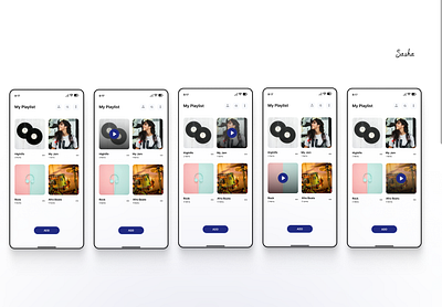 My Playlist iamaproductdesigner productdesign ui uidesign uidesigner uiux ux uxdesign uxdesigner