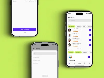 Tutorы | study App app design figma study style tutor ui