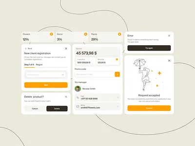 Flower online market clean design e commerce flower interface mobile design online market ui ui elements ui kit uiux ux web website