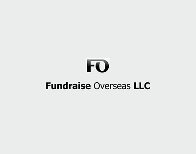 Fundraise Overseas LLC artwork branding creative design drawing emblem fundraise identity llc logo logotype mark monogram overseas project sign symbol visual