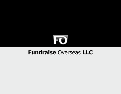 Fundraise Overseas LLC artwork branding creative design drawing emblem fundraise identity llc logo logotype mark monogram overseas project sign symbol visual