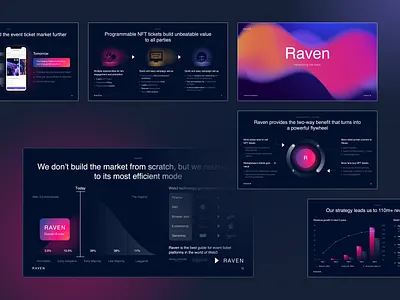 NFT Event Ticketing Company Pitch deck blockchain deck design event investment investor deck investor pitch nft pitch pitch deck pitch deck design presentation presentation design ticket ticketing web3.0