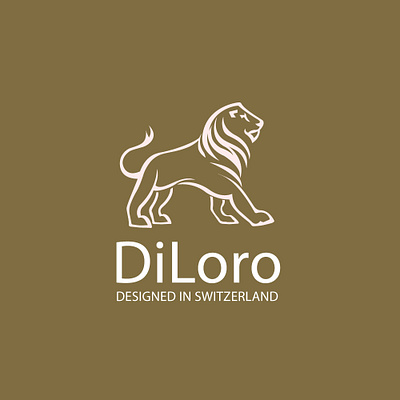 Diloro Accessory Logo Design branding graphic design icon idea illustration lion logo logo typography vector