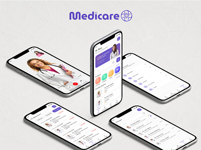 MEDICARE Mobile app UI design appointment branding design graphic design groww hospital logo most popular trending ui ux viral