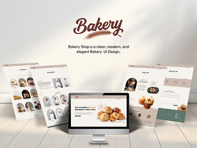 Bakery Product Selling - Website Design bakery branding design e commerce go viral graphic design logo marketing selling ui ux