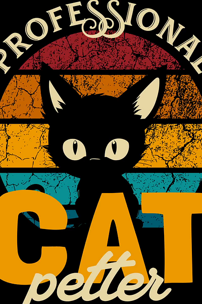 Professional Cat Petter graphic design
