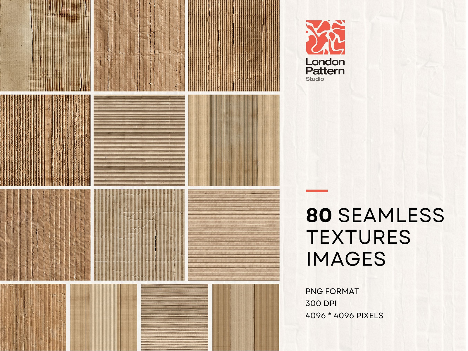 Cardboard Textures, Seamless Textures 300 DPI, 4K by London Pattern ...