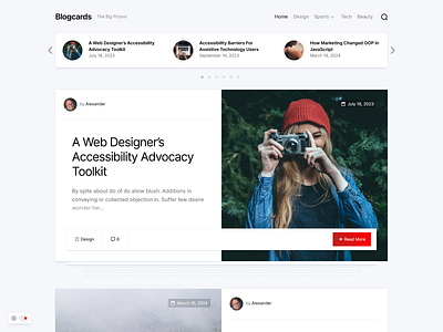 Blogcards WordPress Theme blog free magazine responsive wordpress wordpress theme