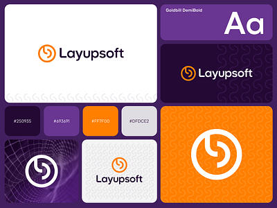Layupsoft #logomonday branding logo design monogram