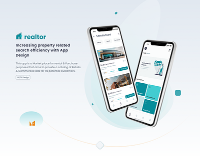 UI UX Design for a real estate app product design product strategy real estate app ui ux visual design