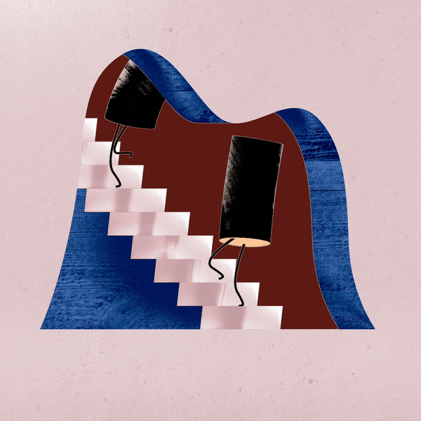 Go up the stairs animation design gif illustration loop loop animation motion motion design motion graphics