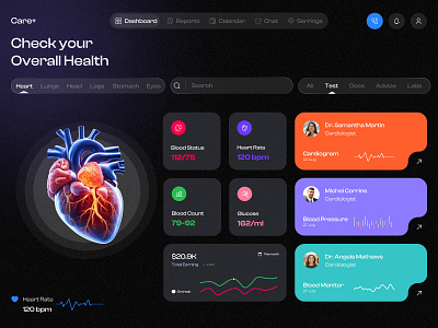 Health care Dashboard appointment booking checkup dashboard dashboard design design doctor doctor appointment health health management healthcare hospital management medical medical emergency medicine treatment web
