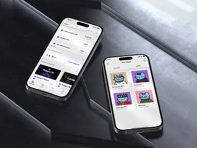 Web3 App Design app design crypto app education app gamification ios app learn nft ui design uiux ux web3
