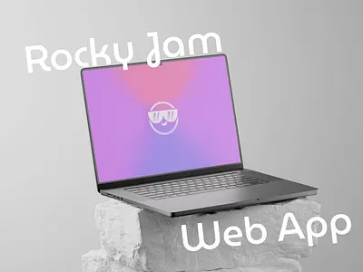 Rocky Jam | Music Web App app figma jam music rock ui design ux design web application webapp