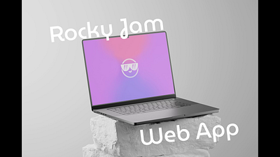 Rocky Jam | Music Web App app figma jam music rock ui design ux design web application webapp