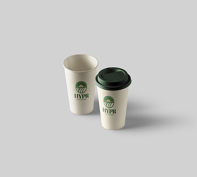 HYPR - Coffeeshop Logo Design design logo logo design mock up