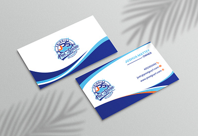 JPS pool Service - Logo & Branding branding design business card business card design card card design logo modren business card service business card