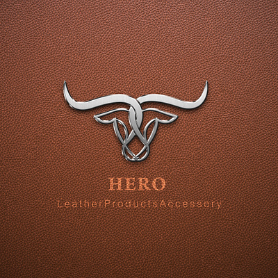 Hero Leather Accessory Logo animal logo branding design graphic design illustration leather logo logo vector