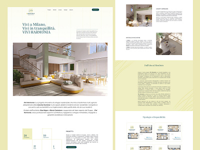 ViviHarmonia - Real Estate Landing Page landing page ui web web design wordpress