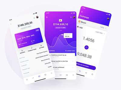 Mobile App Template for Fintech Startups android app banking coin crypto defi finance fintech inspiration ios mobile app mobile app template sketch app ui ui design ui kit update ux wallet web3