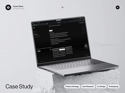 Accern.Rhea Full Case | Lazarev. ai ai chat ai company ai powered business case study chat interface chatgpt clean dashboard design interaction interactive interface product design product strategy prototype saas ui ux