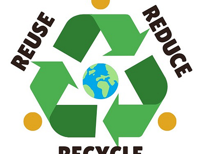 3R 3r earth day environment go green graphic design illustration mother earth planet playoff rebound recycle reduce reuse sticker mule