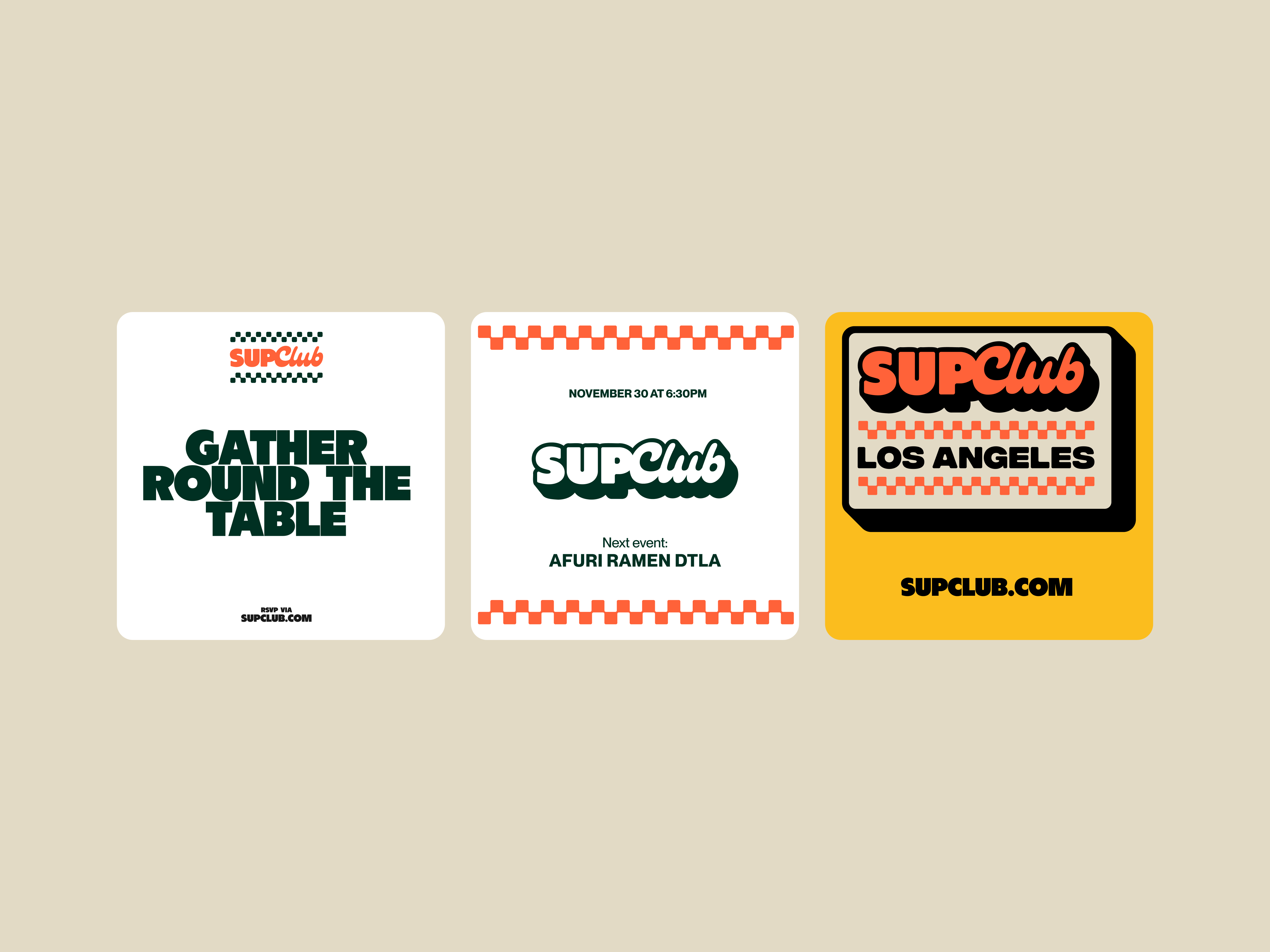 SUPCLUB LA – Visual Identity By Alex Aperios On Dribbble