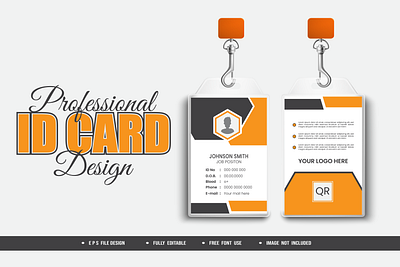 I will design id cards lanyards and identity cards 3d animation badge badges branding business card card design employee card graphic design id badge id badges identity card lanyard logo motion graphics name card stationary student card ui